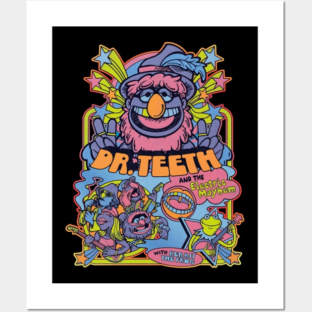 Dr teeth And Electric Mayhem Wall Art by projeksambat